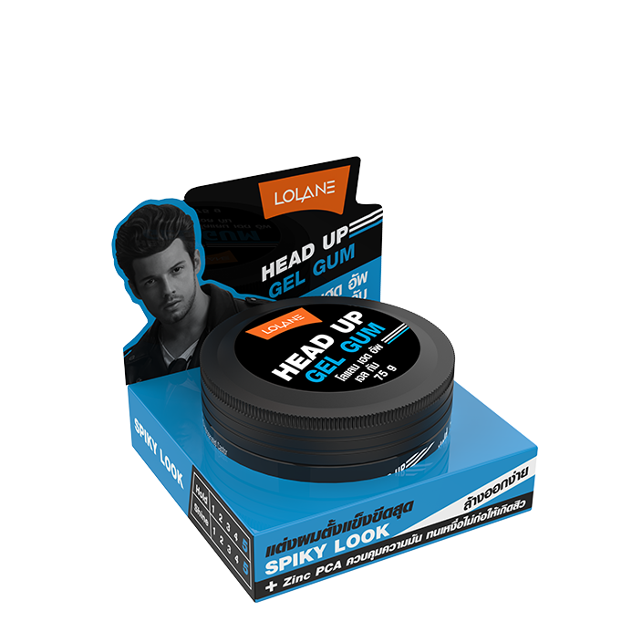 Head up gel gum spiky look 75g