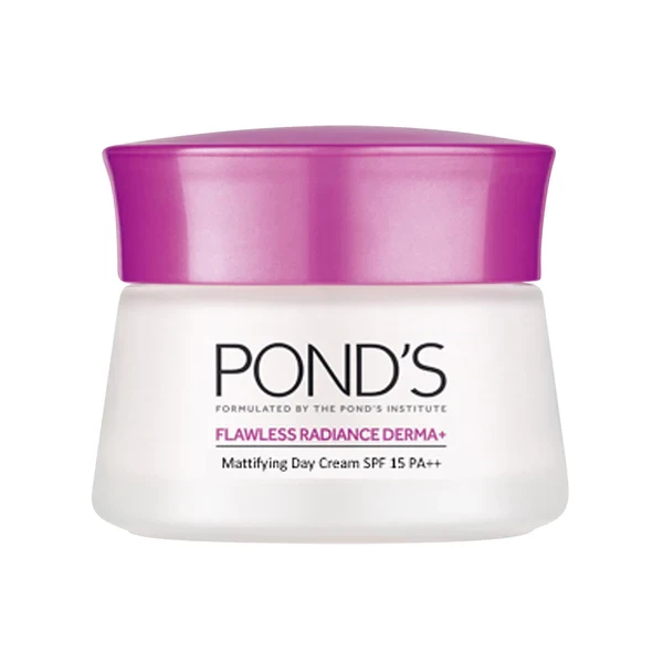 Flawless radiance even tone glow mattifying day cream spf15 50g
