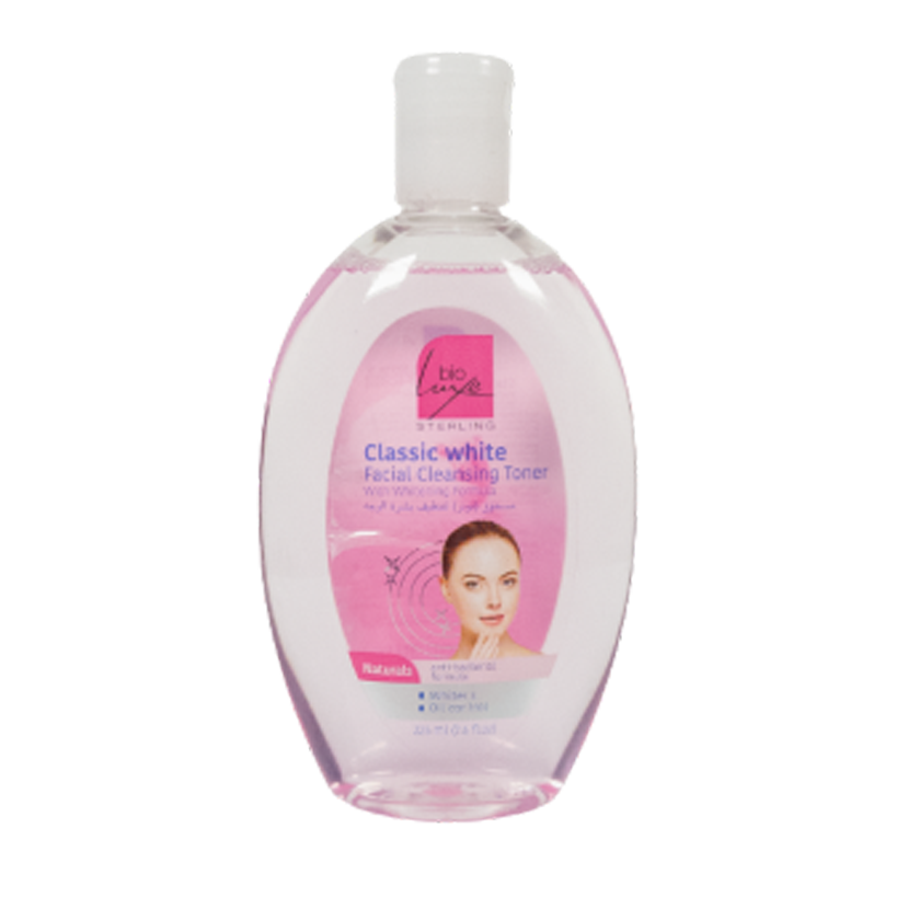 Classic white facial cleansing toner 225ml