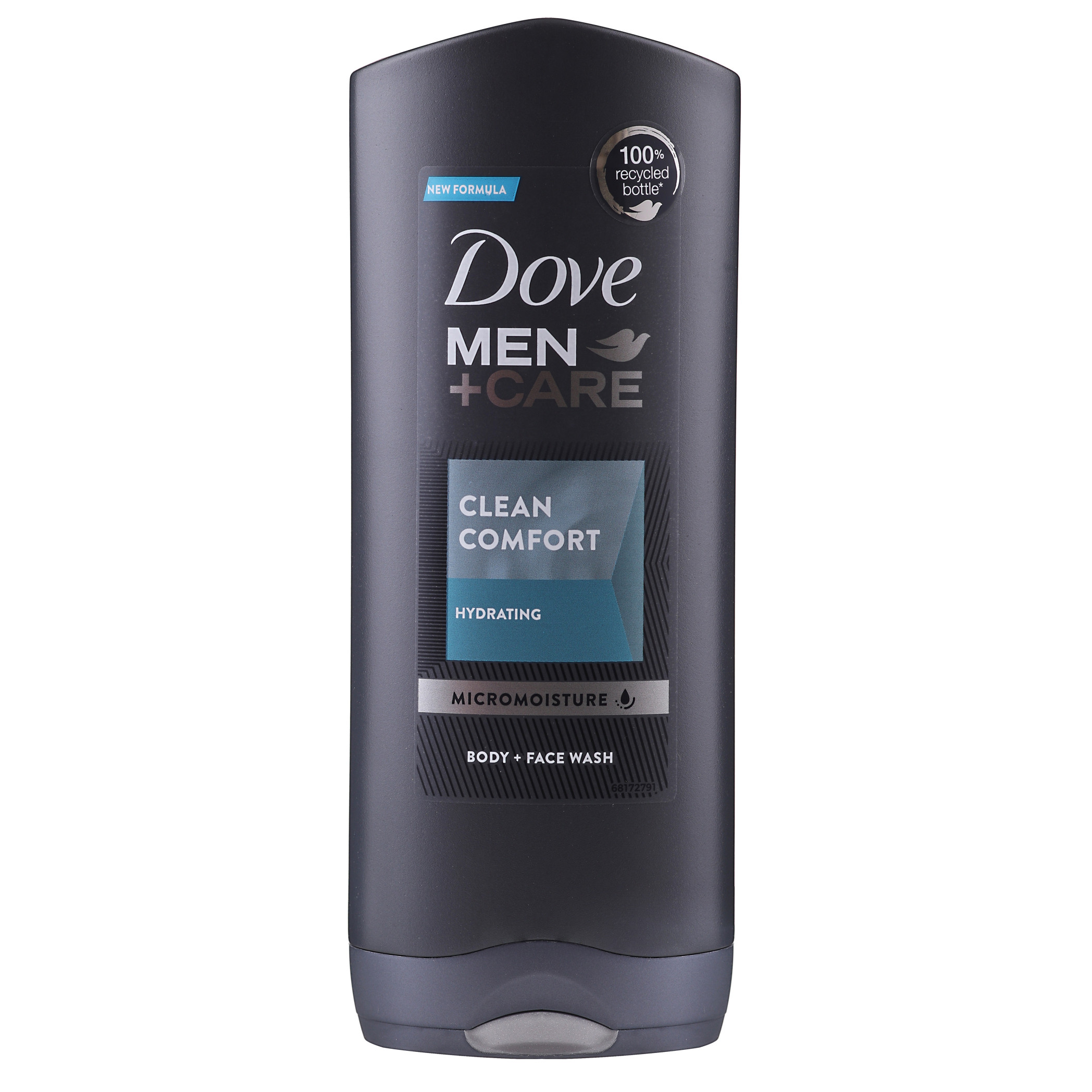 Men care clean comfort hydrating body & face wash 400ml