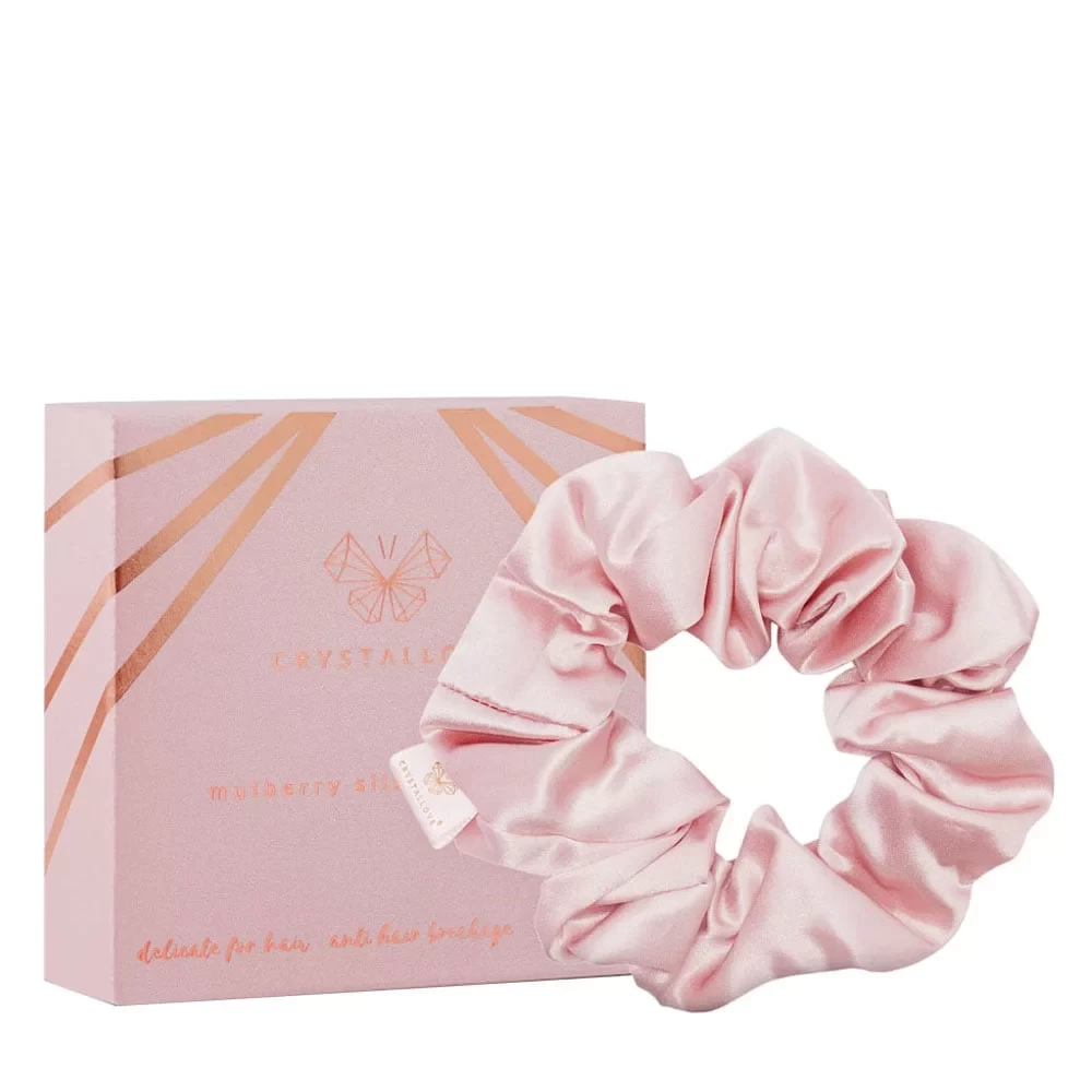 Silk hair elastic - gold