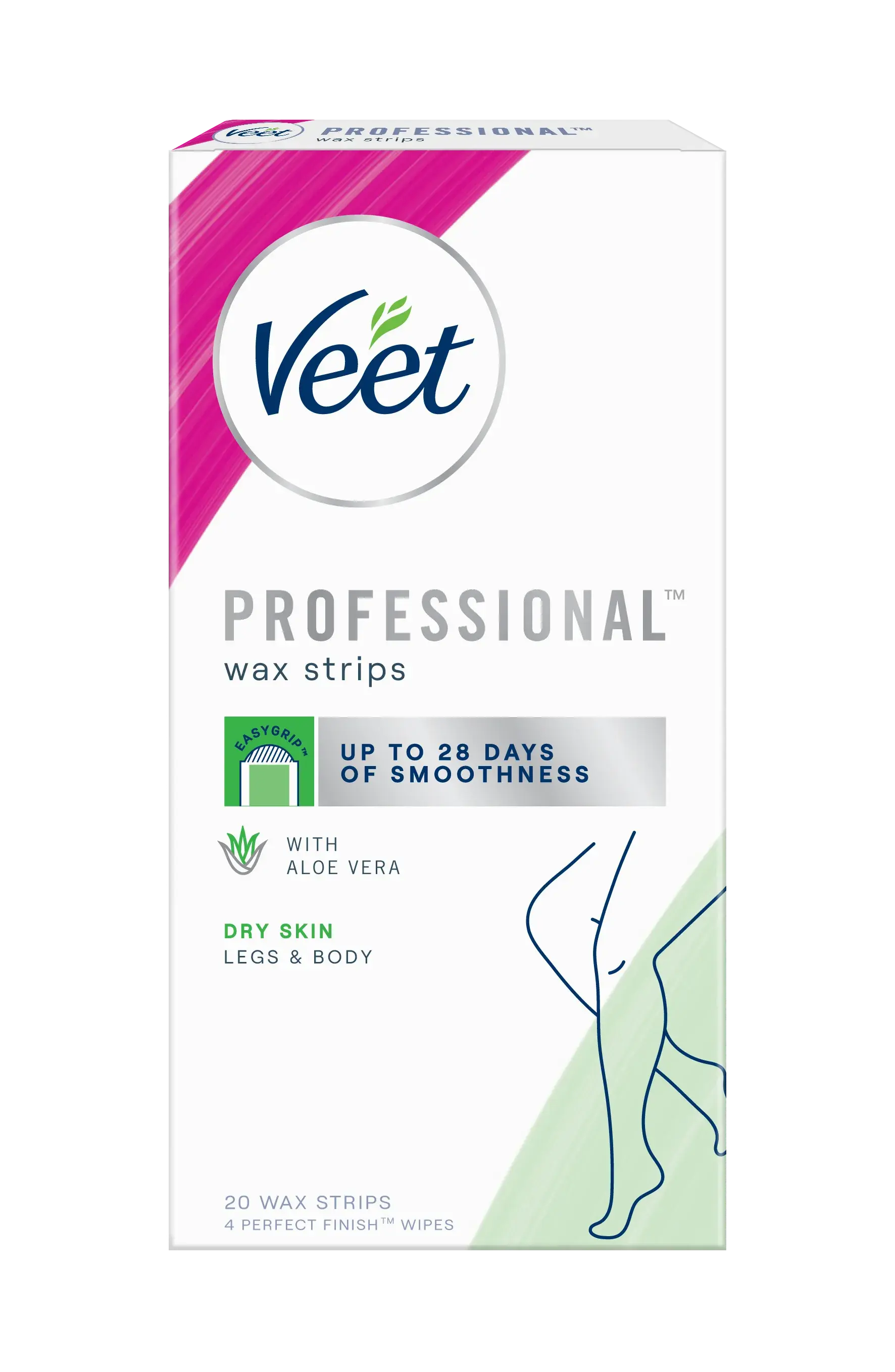 Full body waxing strips dry skin 20s
