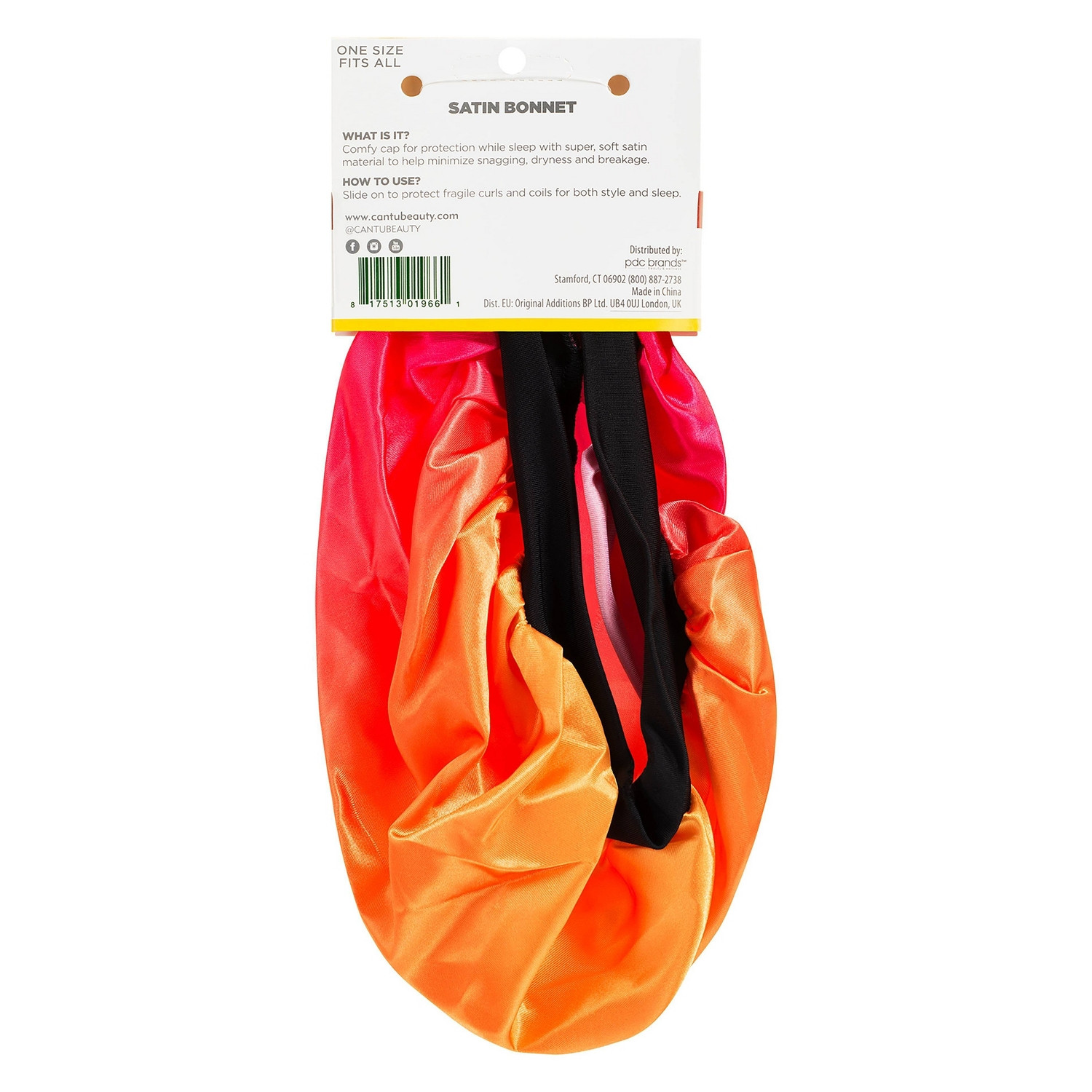 Kids bonnet satin sleep cap