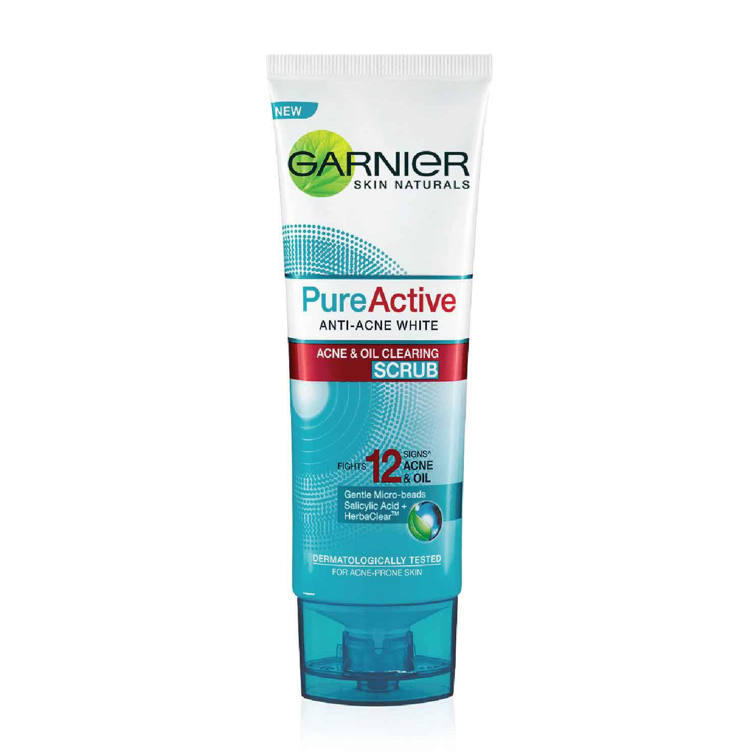 Pure active anti-acne & oil clearing face scrub 100ml
