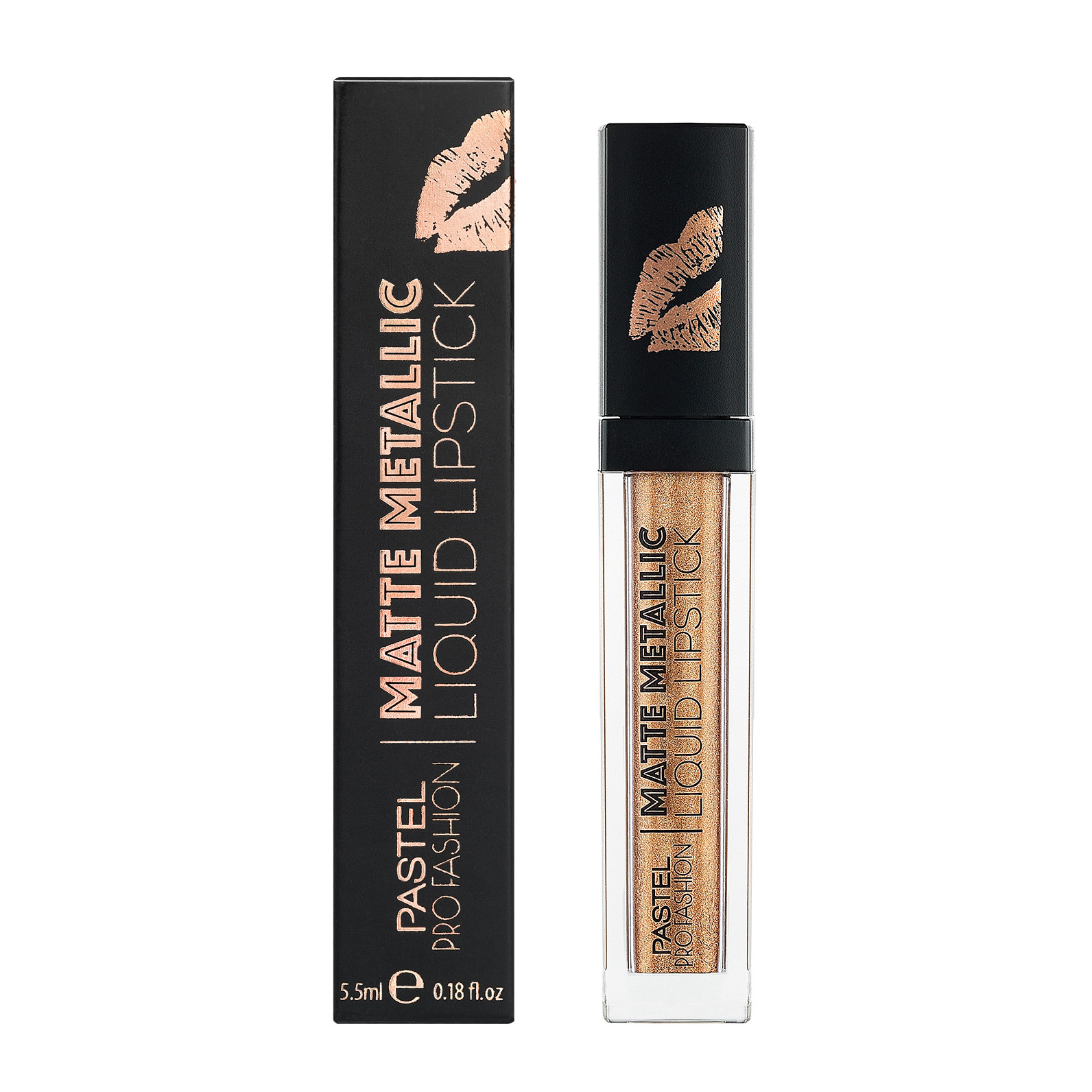 Pro fashion liquid metallic matte lipstick 5.5ml
