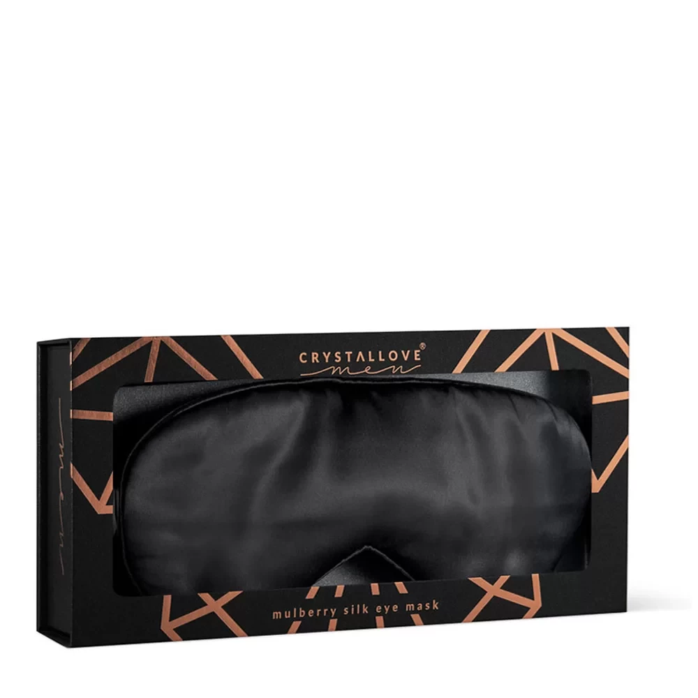 Mens Silk blindfold - black