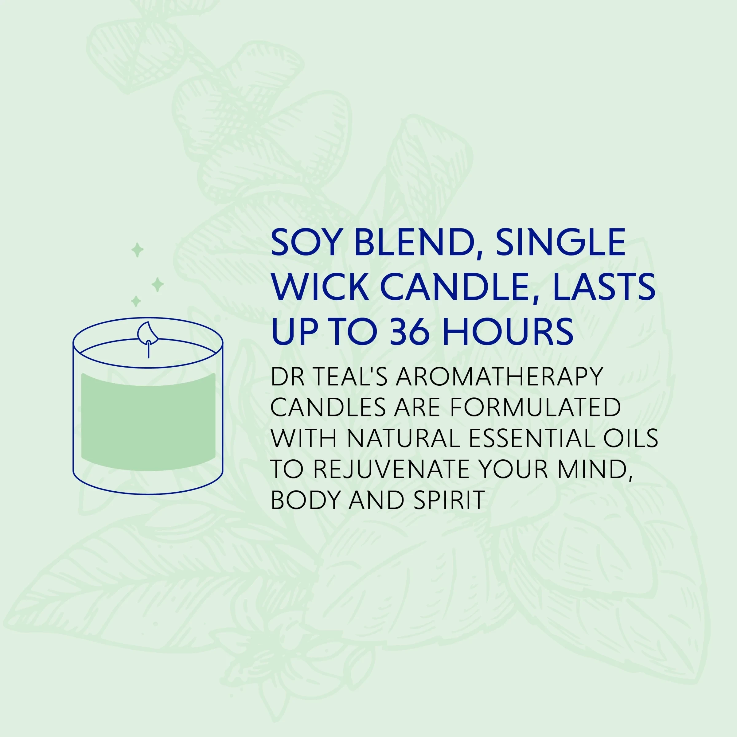 Aromatherapy Stress Relief Candle with Eucalyptus & Citrus 170g