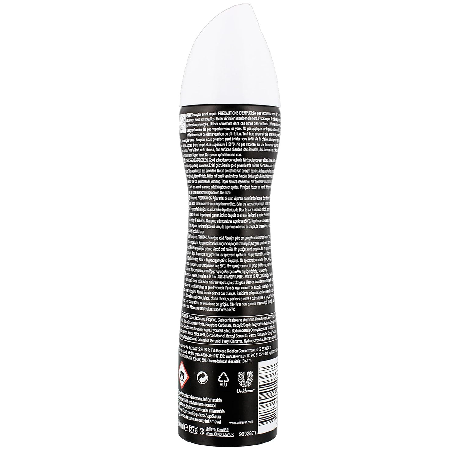 Invisible black + white pure deodorant spray 200ml