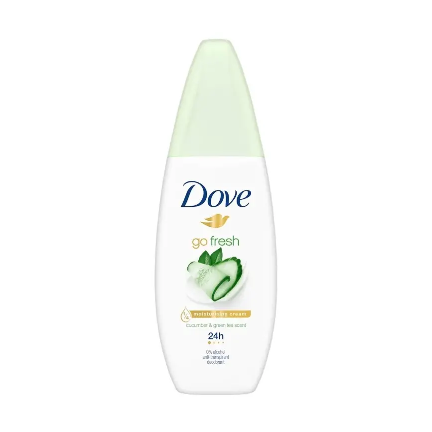 Go fresh cucumber & green tea scent deodorant spray 75ml