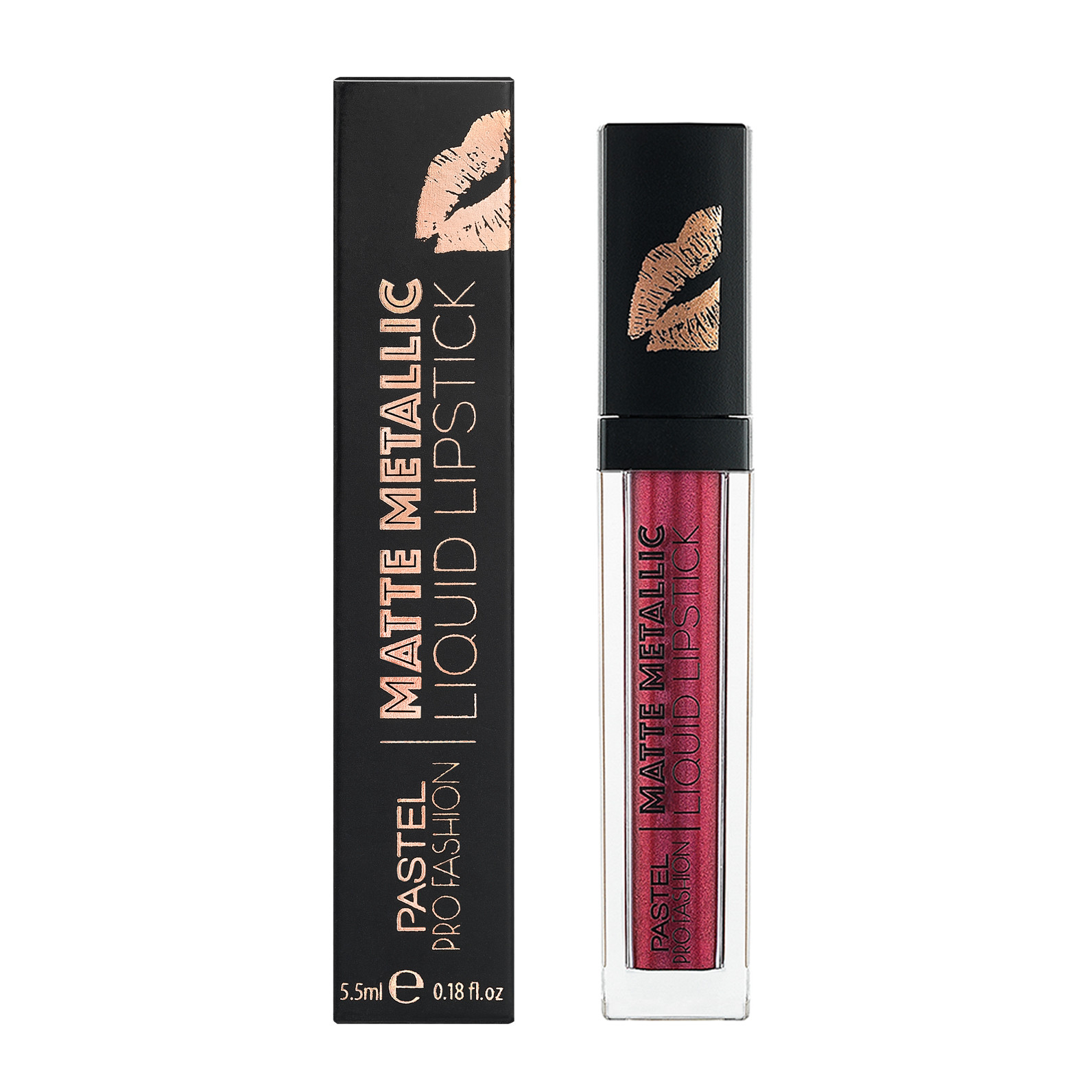 Pro fashion liquid metallic matte lipstick 5.5ml