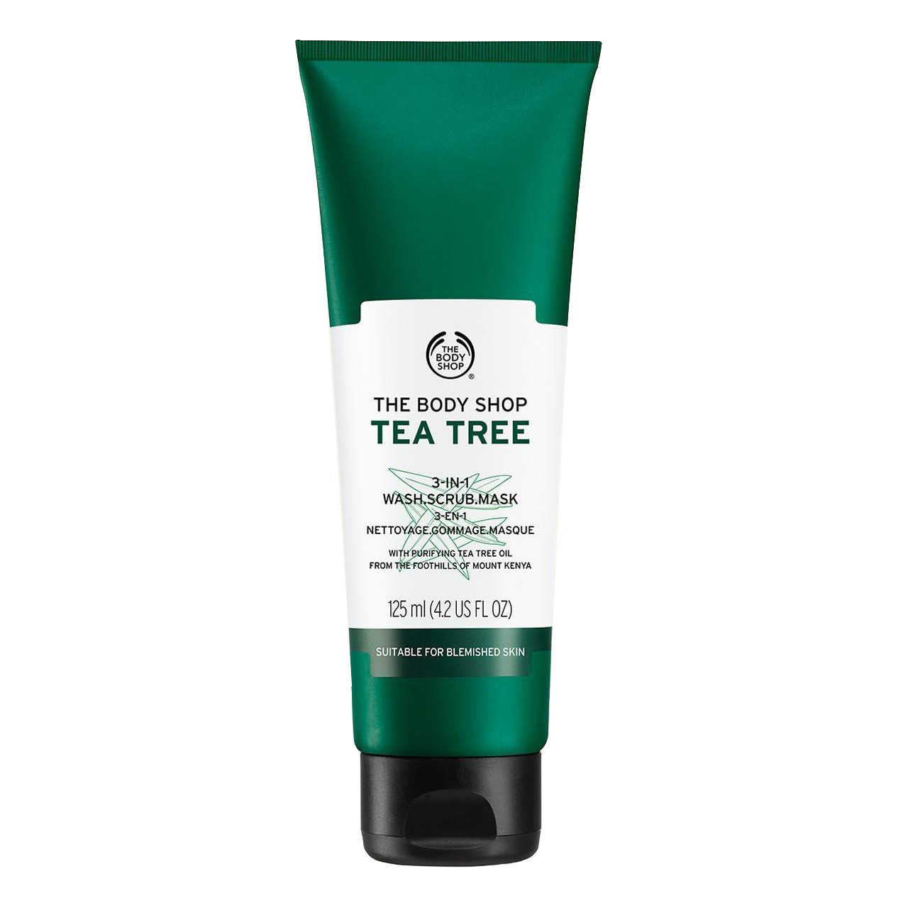 Tea tree 3-in-1 wash.scrub.mask 125ml
