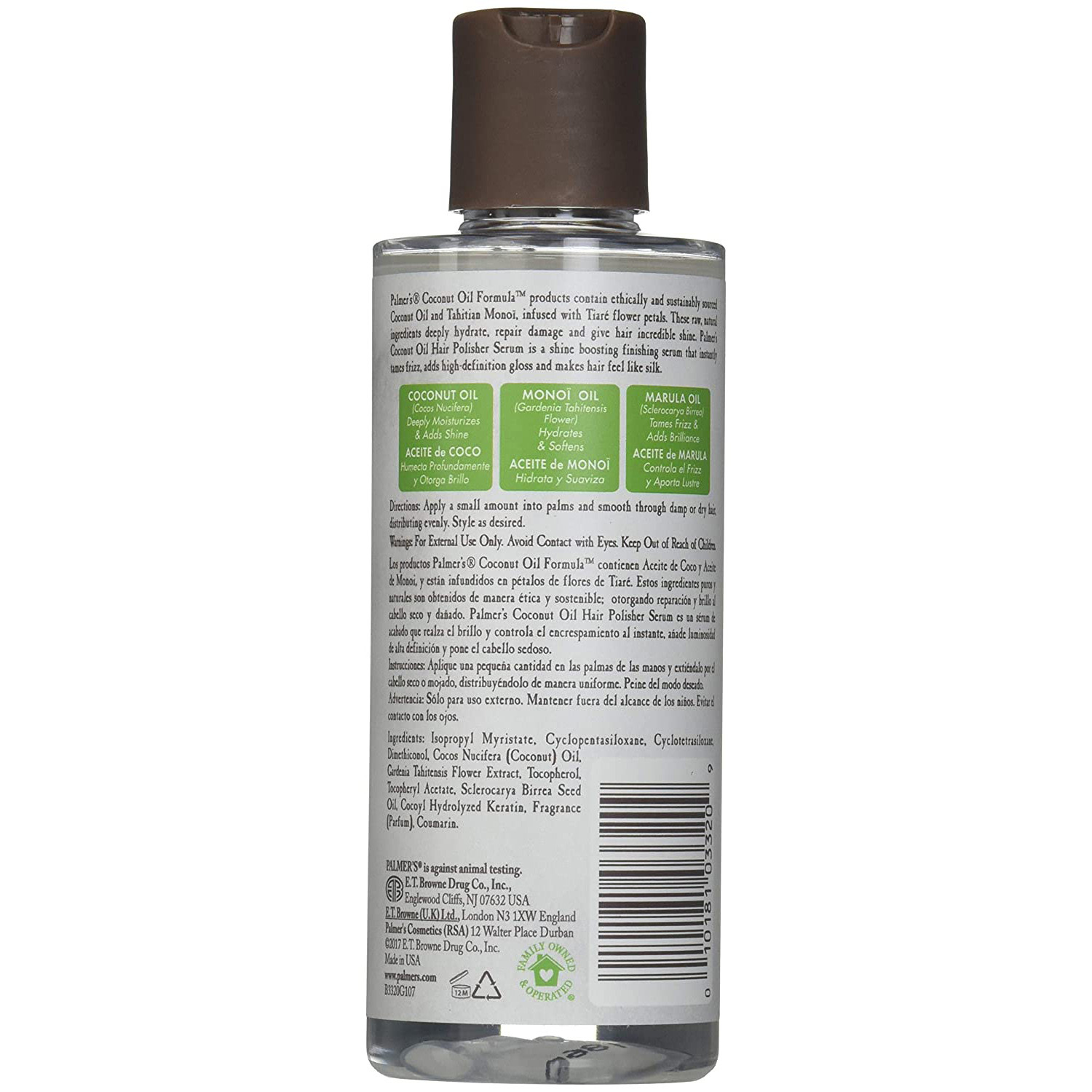 Coconut oil hair polisher serum 178ml