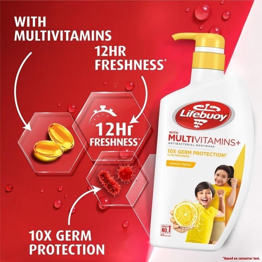 Lemon fresh body wash 1000ml