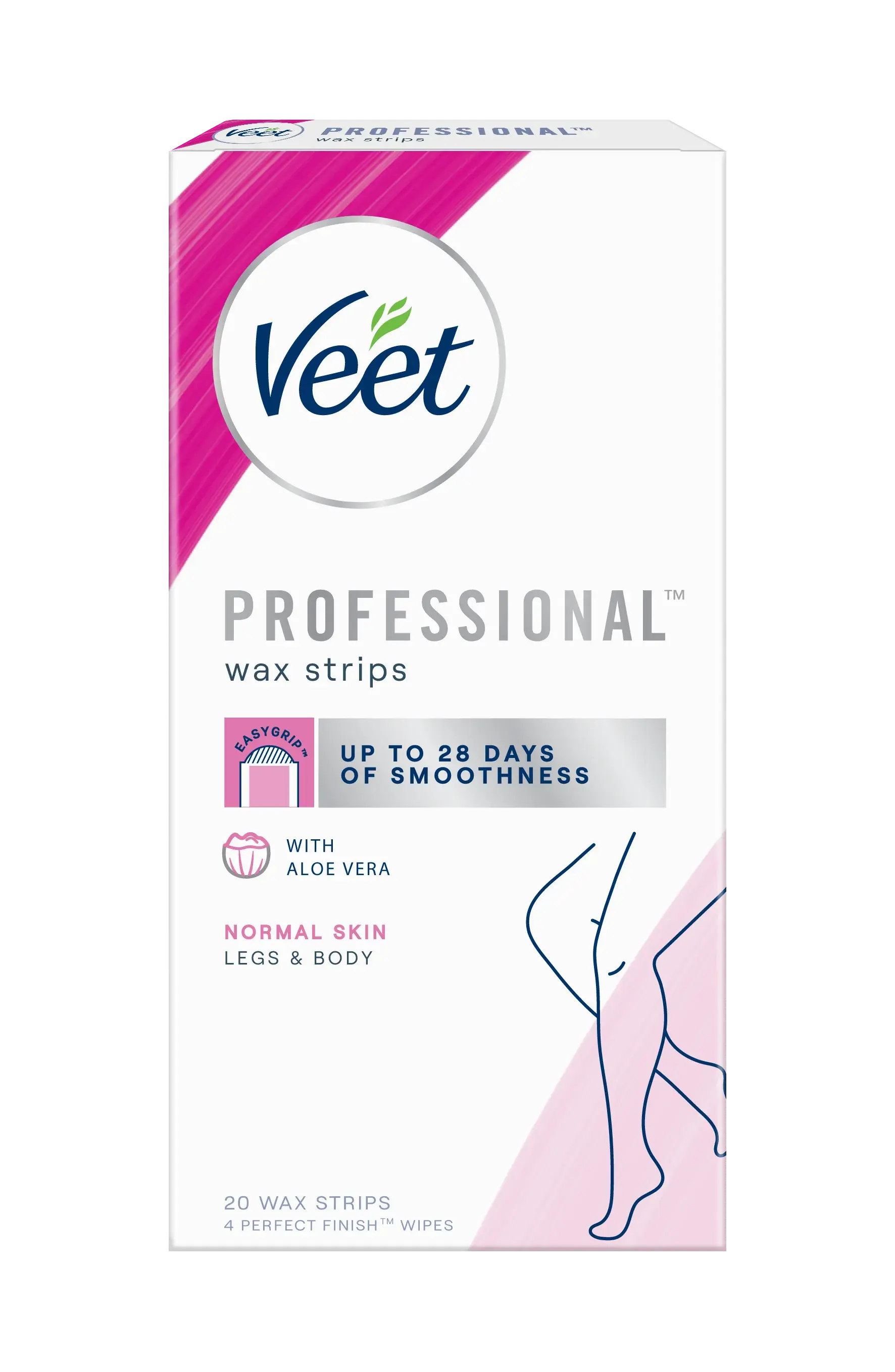 Full body waxing strips normal skin 20s