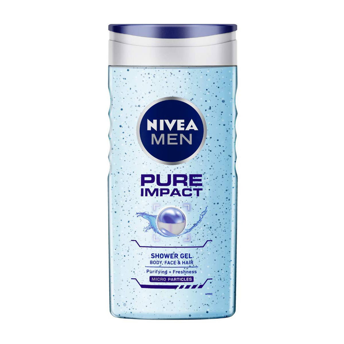 Men pure impact shower gel for body, face, hair 250ml