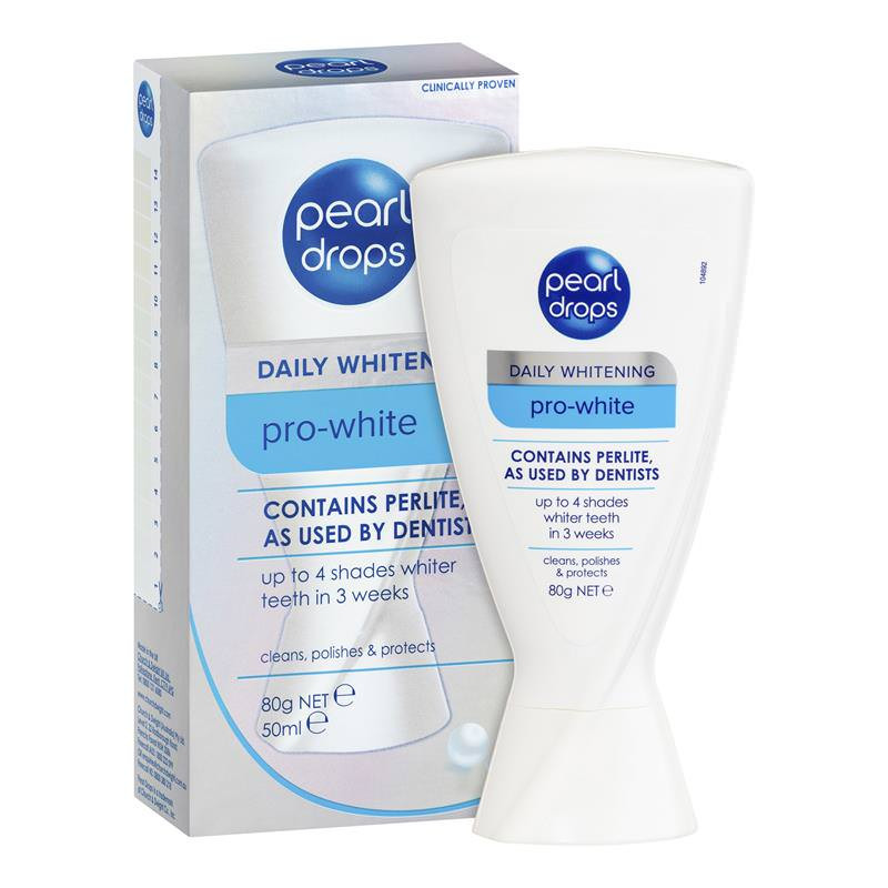 Daily whitening pro-white toothpaste 80g