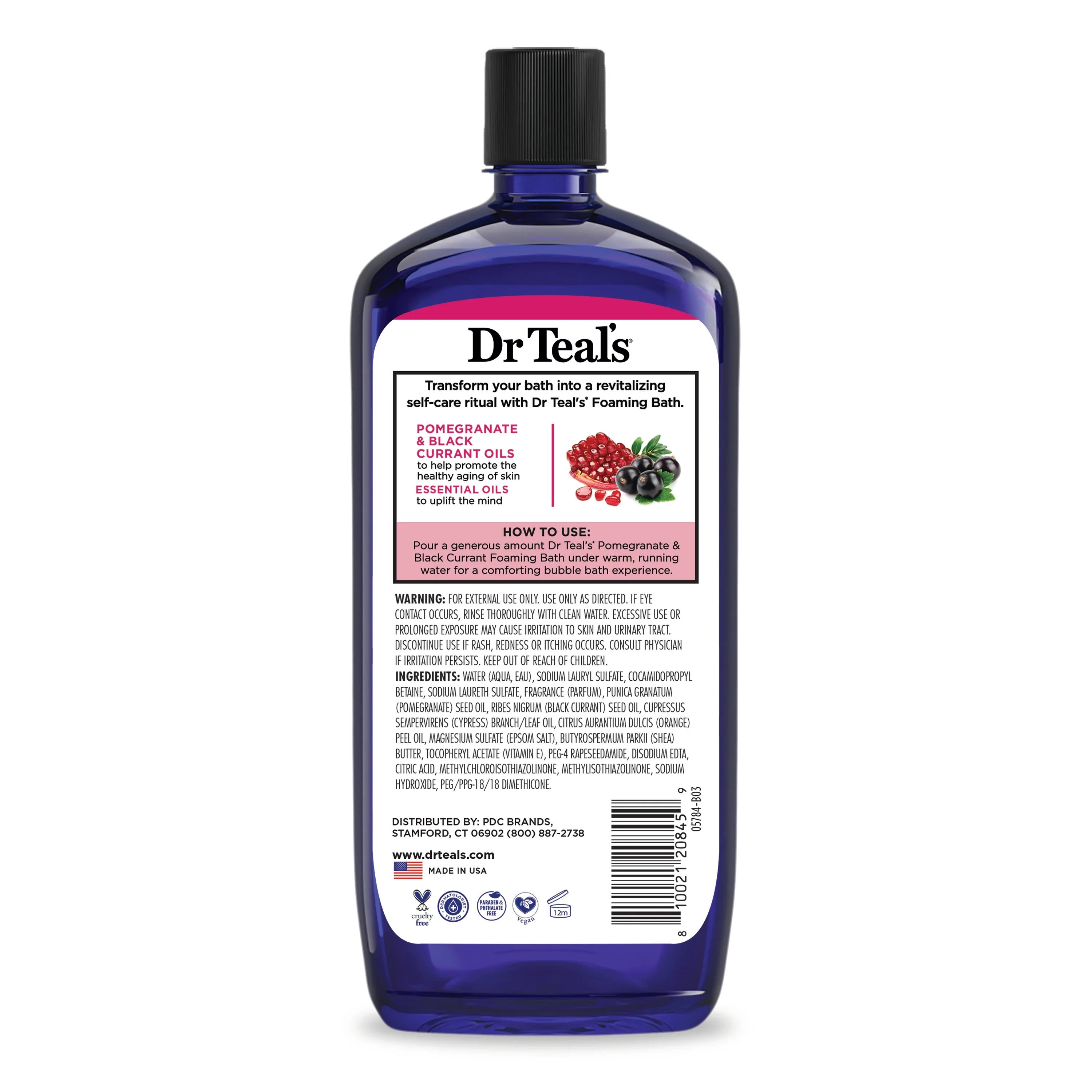 Pomegranate & black currant & essential oils foaming bath 1000ml