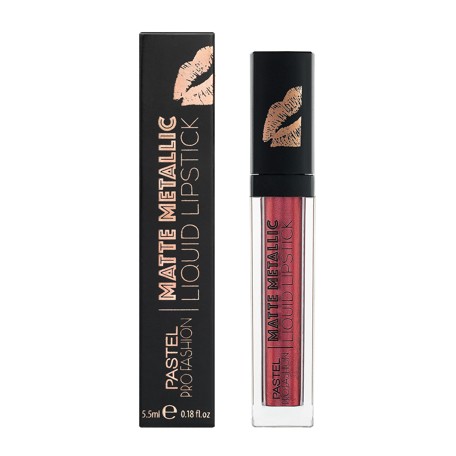 Pro fashion liquid metallic matte lipstick 5.5ml