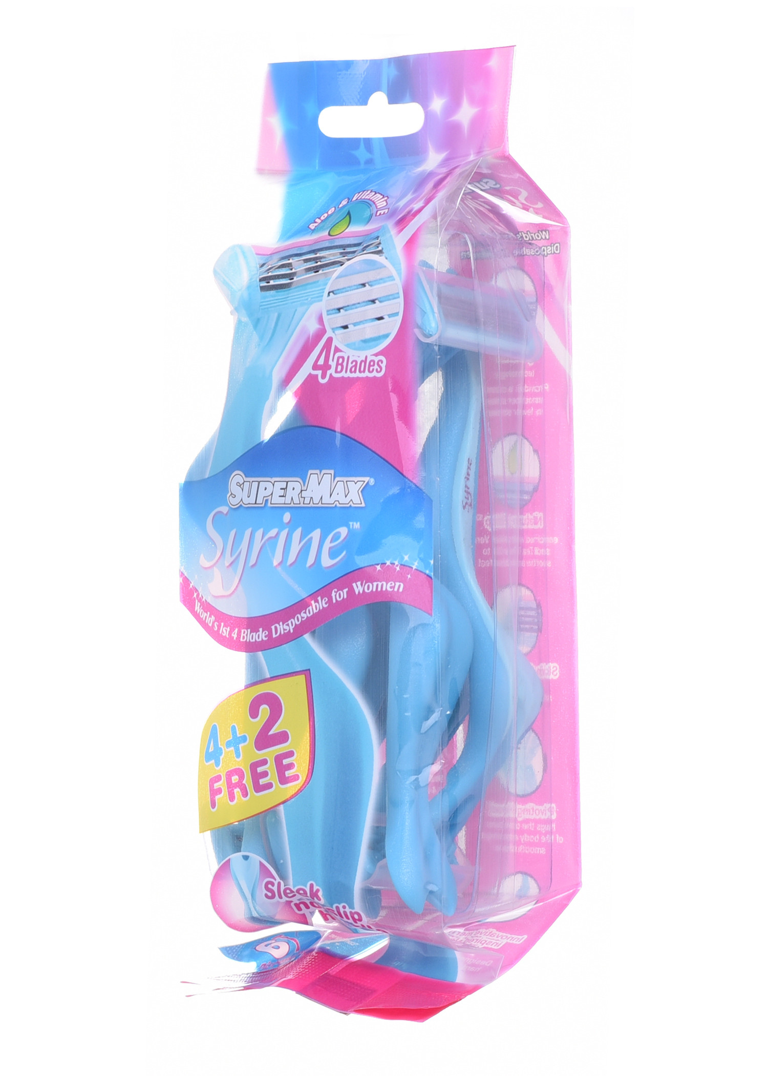 Syrine disposable razor 6pc pack