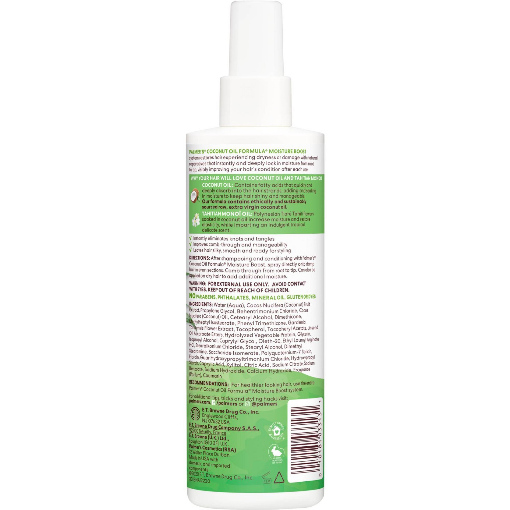 Moisture boost leave-in conditioner 250ml