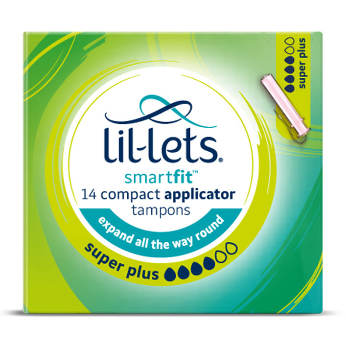 Smart fit compact applicator super plus tampons 14s