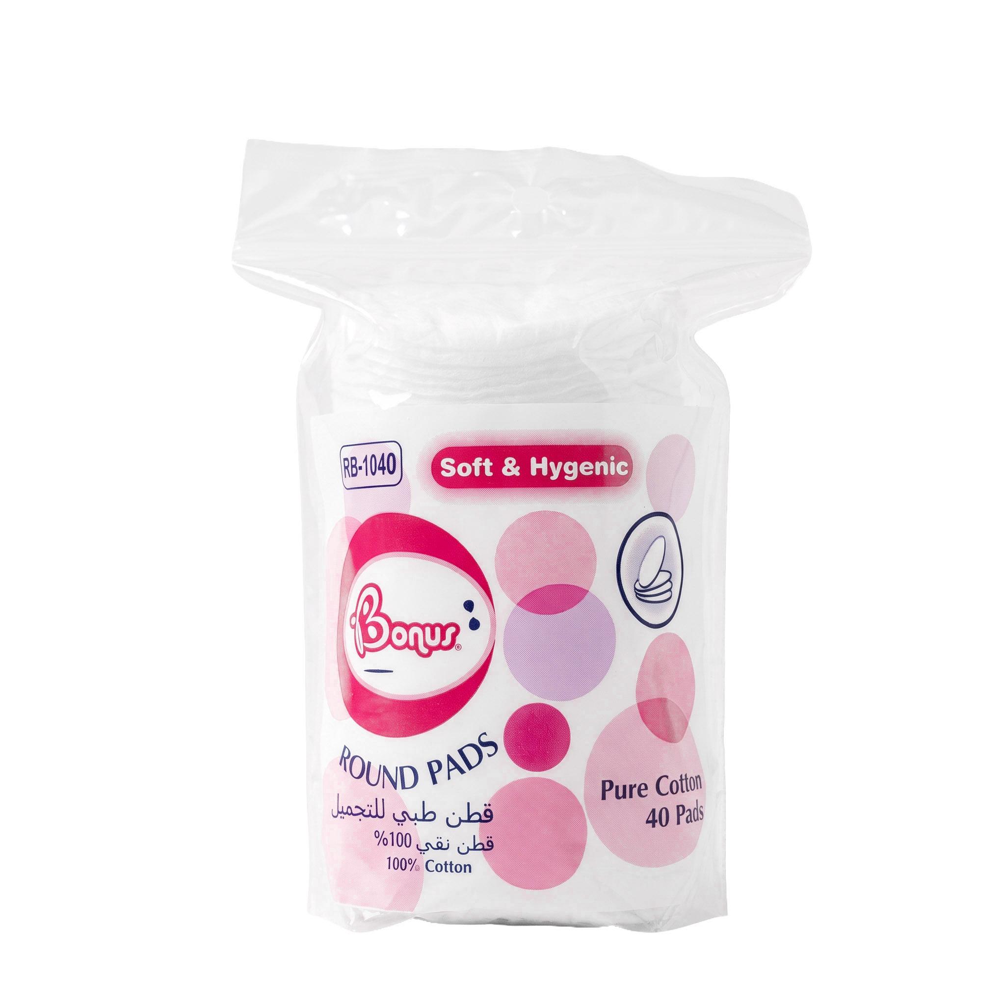 Round cotton pads 40s