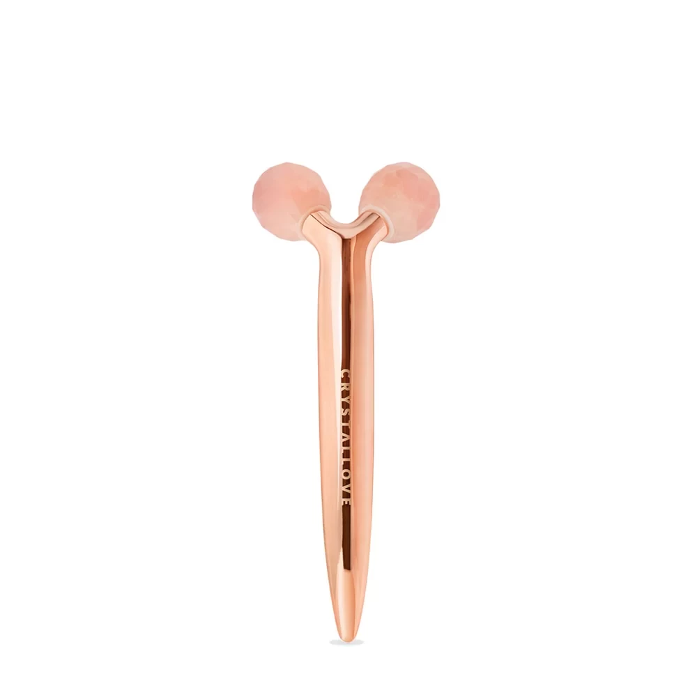 3D lifting face massager with rose quartz