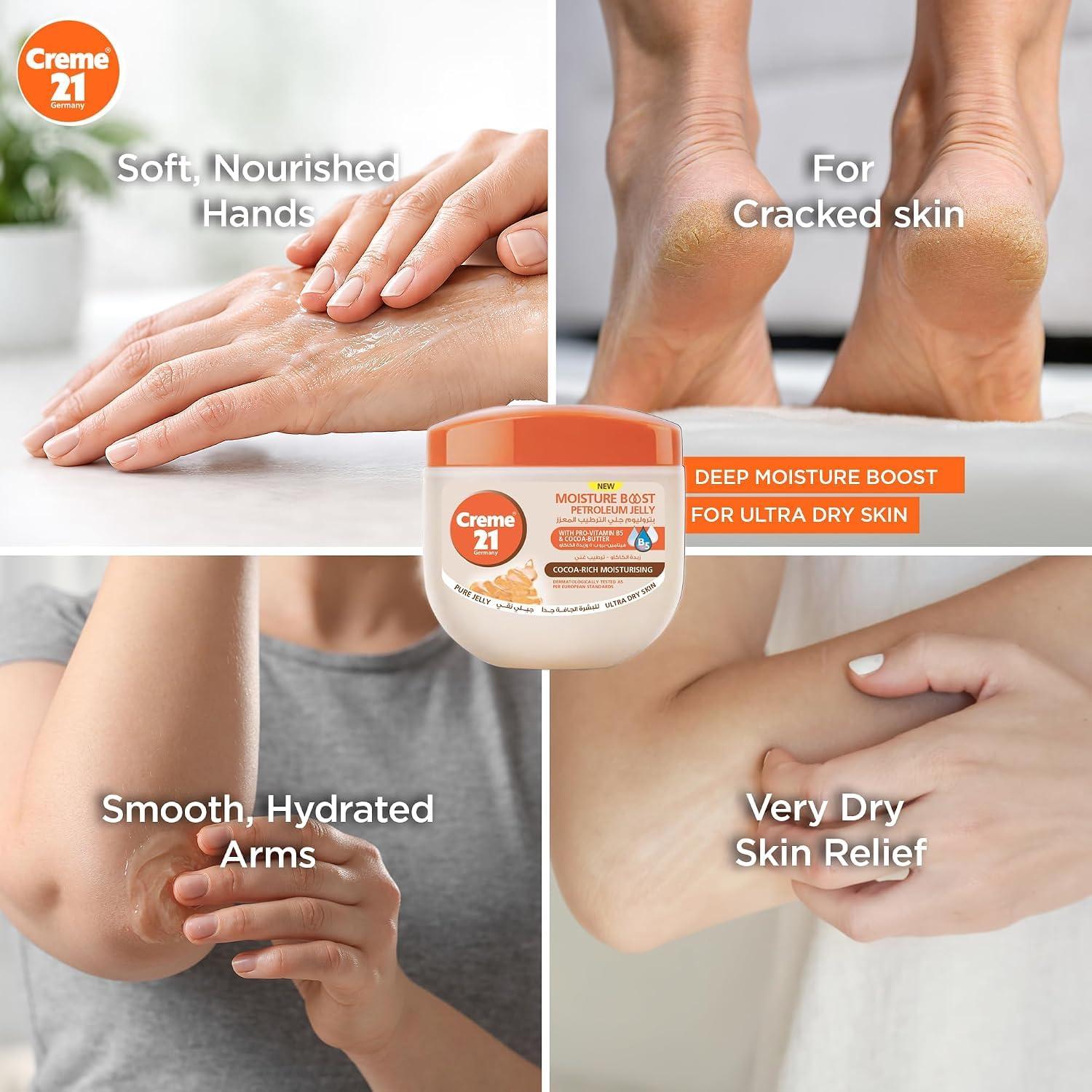 Moisture boost Cocoa-Rich 100% Pure Petroleum Jelly 100ml