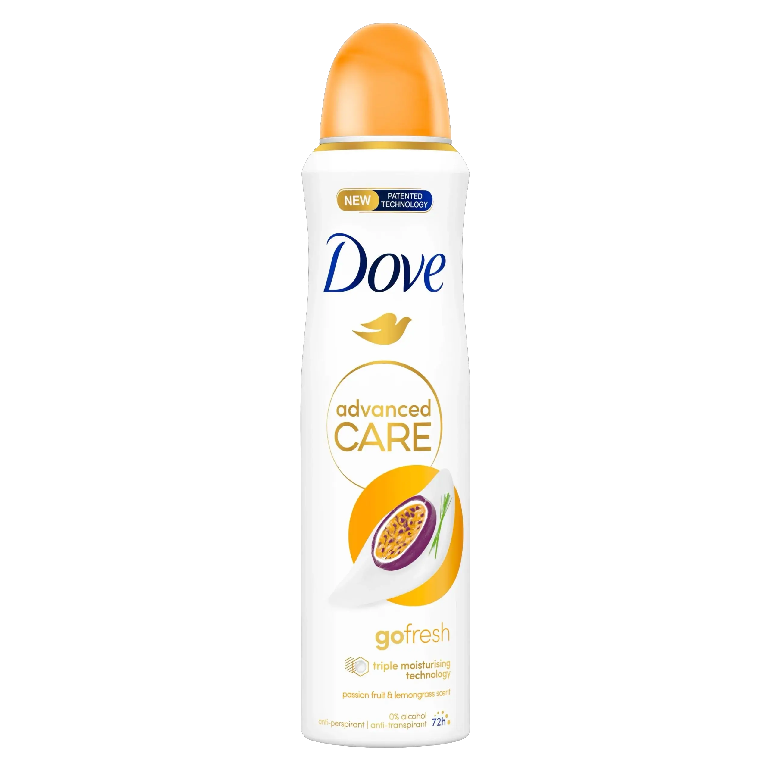 Go fresh passion fruit & lemongrass scent deodorant spray 250ml