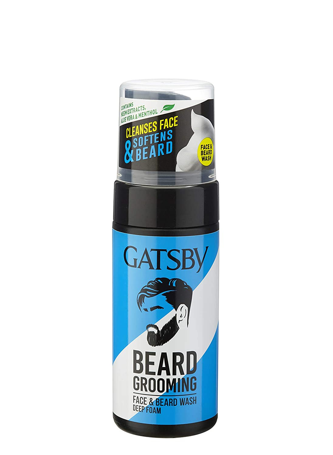 Beard grooming face & beard wash deep foam 110ml