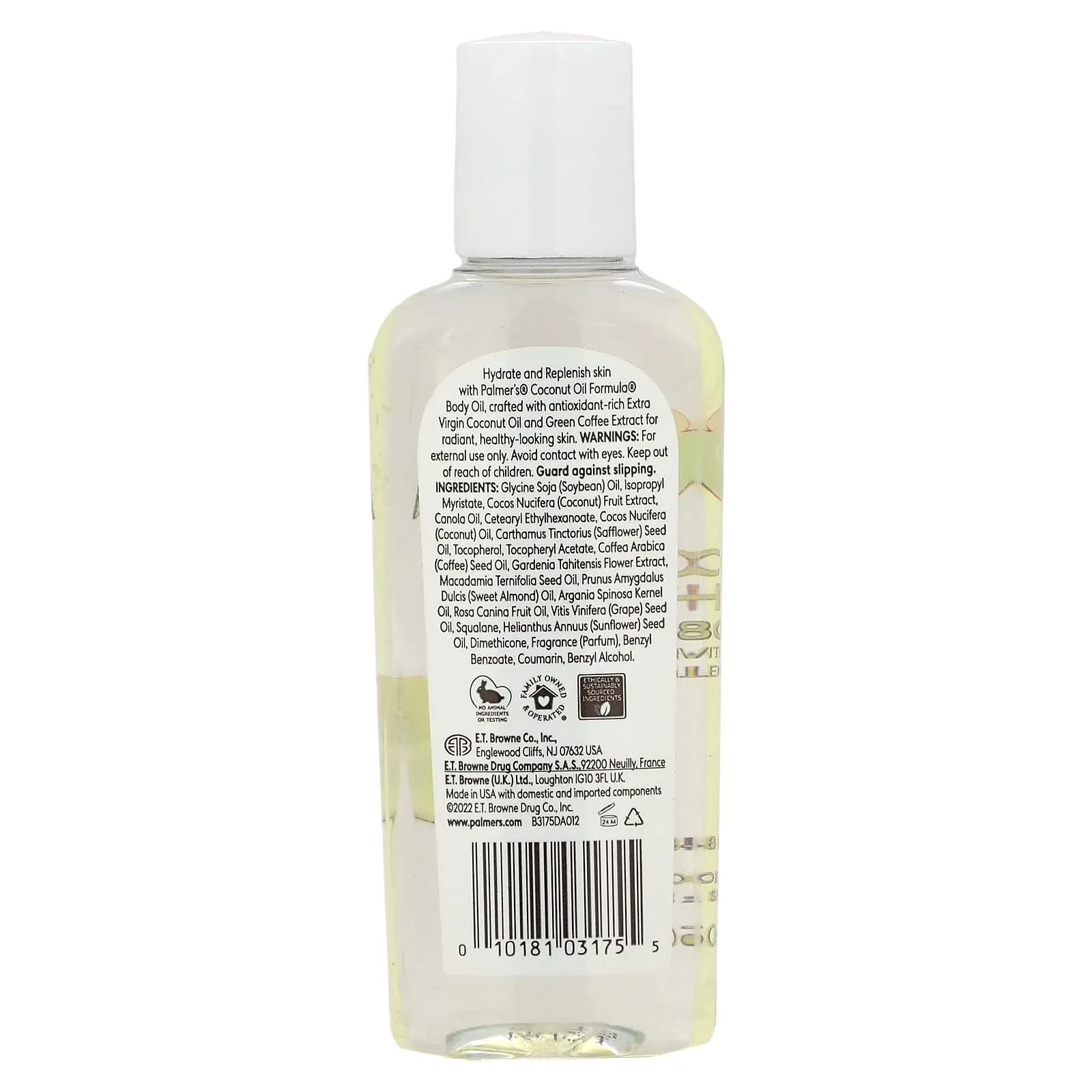 Coconut oil formula Hydrate Body Oil 50ml
