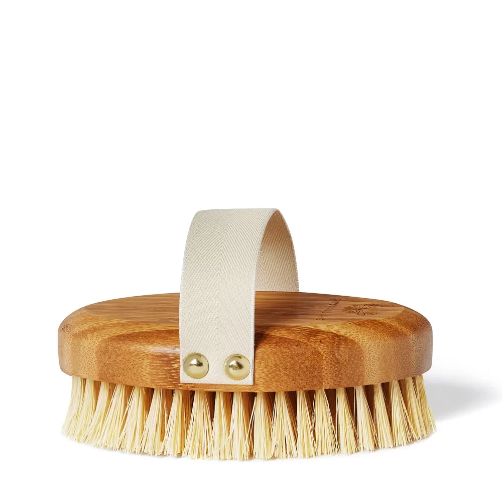 Bamboo agave brush for dry body massage