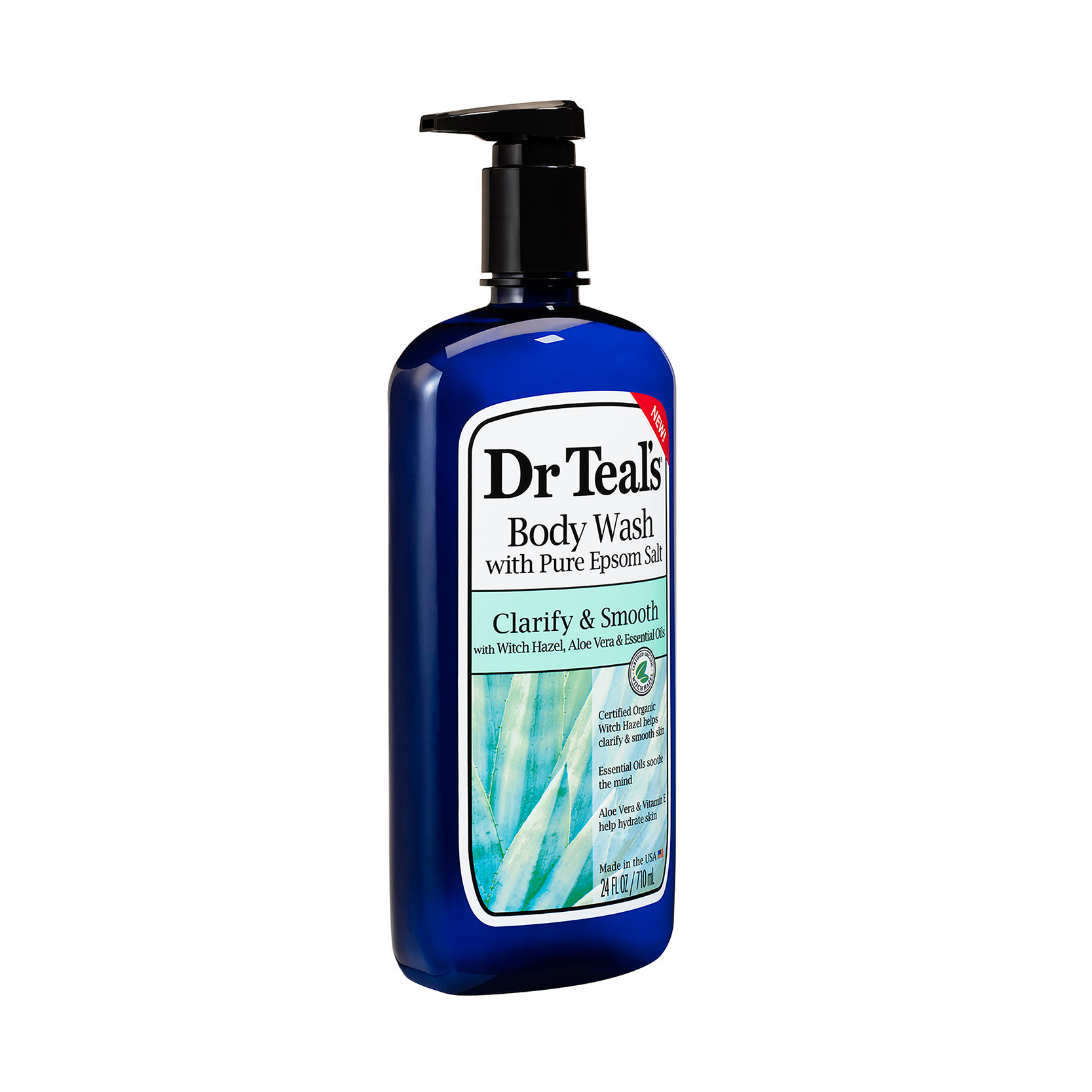 Clarify & smooth hazel, aloe vera & essential oil body wash 710ml