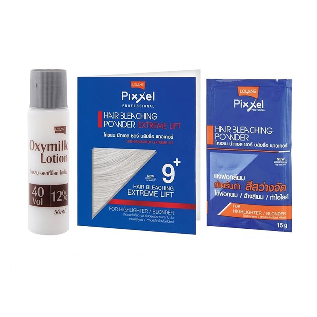 Pixxel hair bleaching powder extreme lift 9+  15g+50ml
