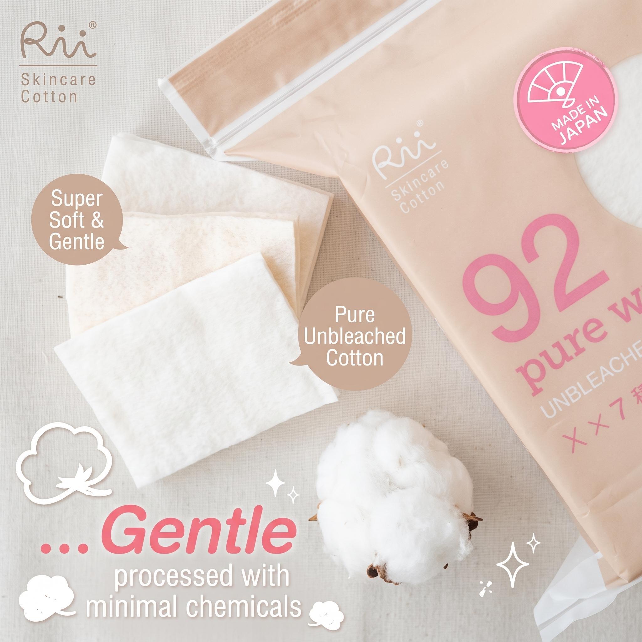 No.92 pure wata unbleached cotton pads 30s