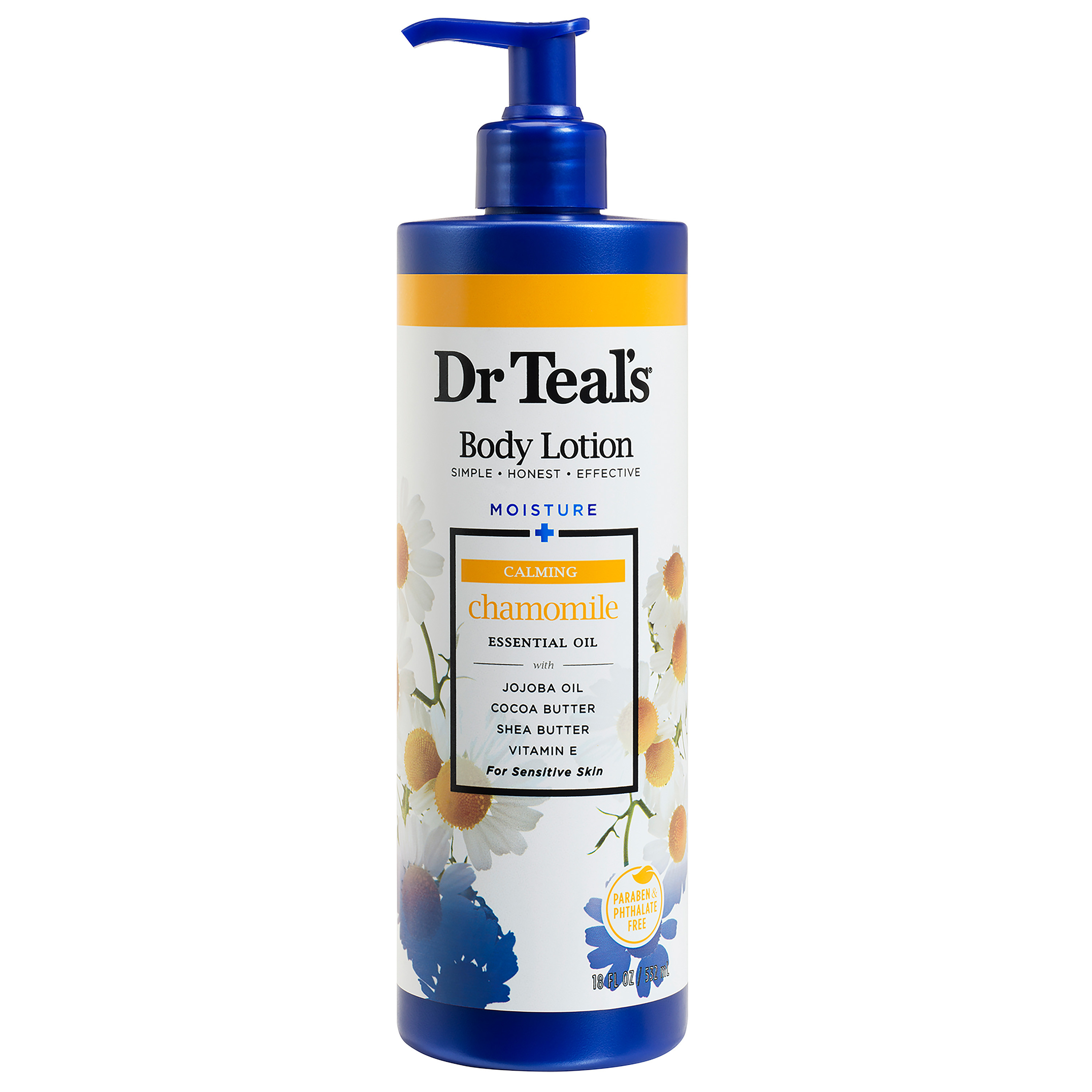 Moisture + calming chamomile essential oil body lotion 532ml