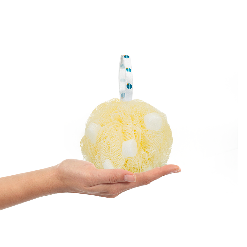Jasmine soap bath pouf
