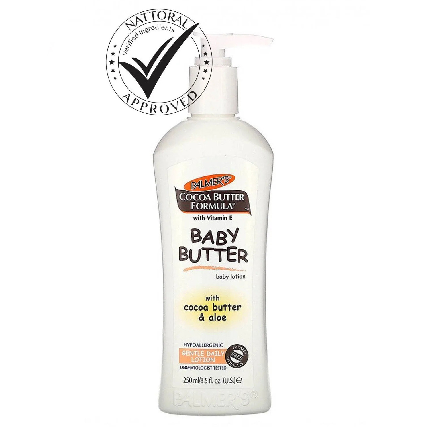 Baby butter with cocoa butter & aloe body lotion 250ml