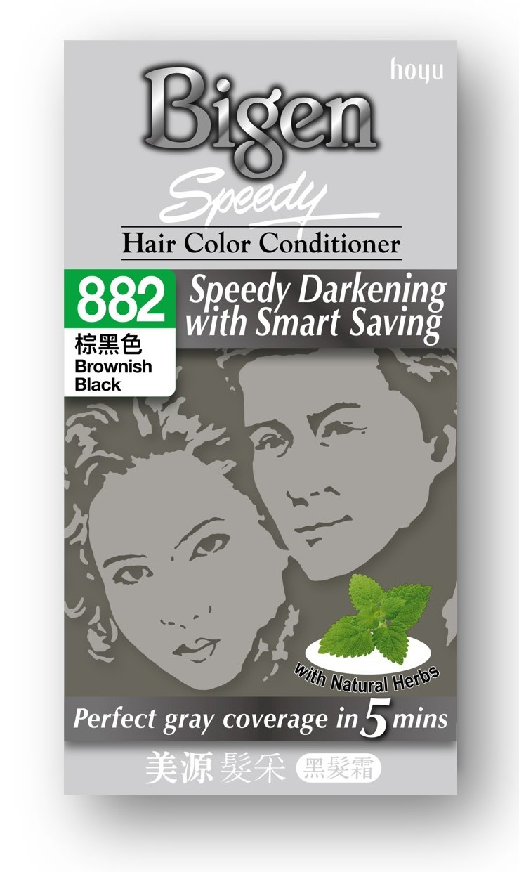 Hair color conditioner brownish black no.882 80g