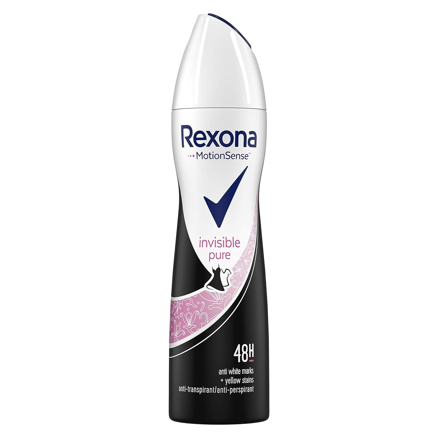 Invisible black + white pure deodorant spray 200ml