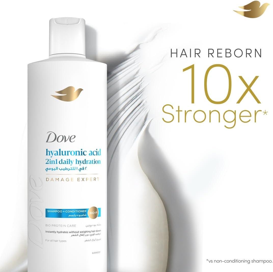 Hyaluronic acid 2 in 1 daily hydration shampoo 400ml