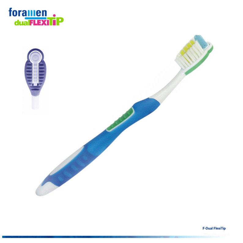 Dual flexi toothbrush