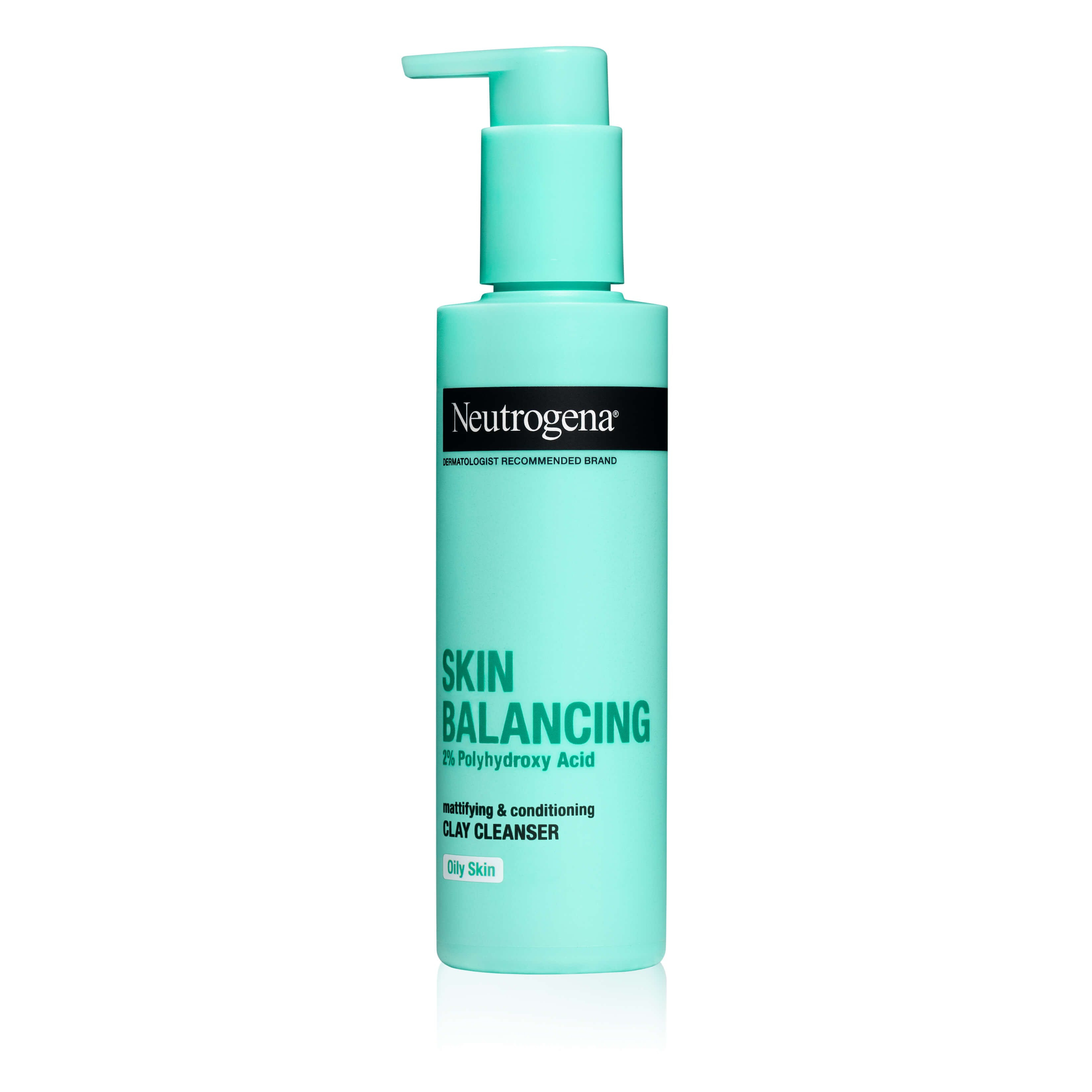 Skin balancing mattifying & conditioning clay cleanser oily skin 186ml