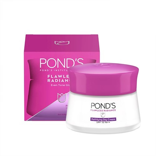 Flawless radiance even tone glow mattifying day cream spf15 50g