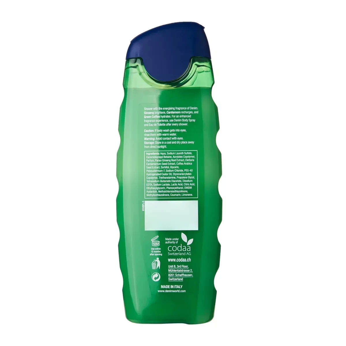 Performance energy body and face wash 250ml