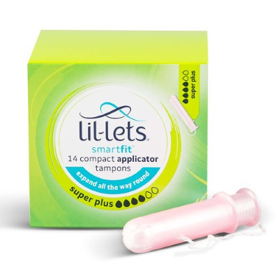 Smart fit compact applicator super plus tampons 14s