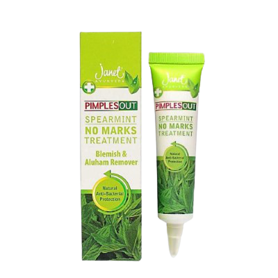 Pimples out spearmint no marks treatment blemish and aluham remover 15ml
