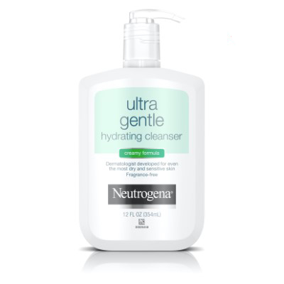 Ultra gentle hydrating cleanser creamy formula dry & sensitive skin 354ml