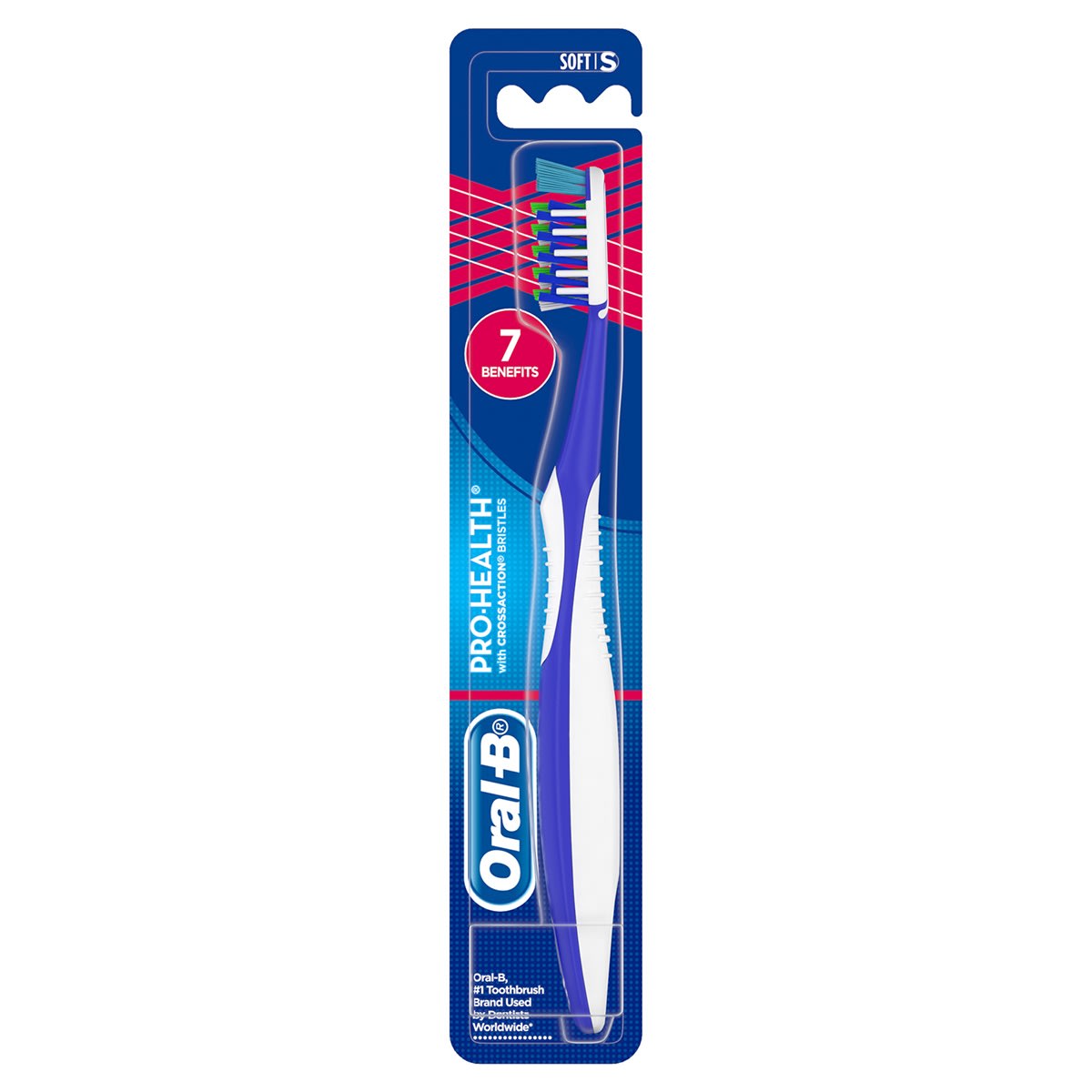 Pro health 7 benefits soft tooth brush