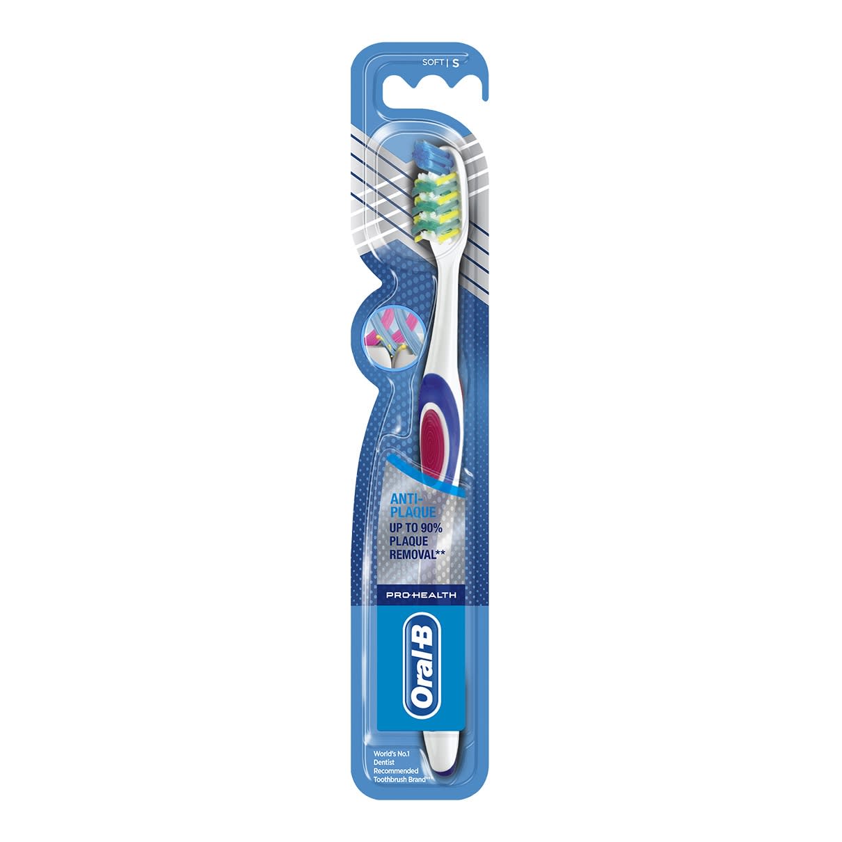 Pro health anti-plaque soft tooth brush